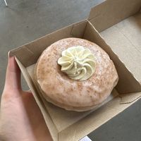 Horchata vegan donutts  at Hook and Press in Santa Barbara