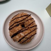 Vegan Samoa donut   at Hook and Press in Santa Barbara