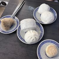 Different Baos ($30 each) and other small things ($20-40 each)  at Potherb Vegetarian Dim Sum 雪裏紅素食點心 in Taipei