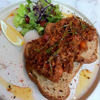 Breakfast - Sausage Toast at H Hotel El Nido in El Nido