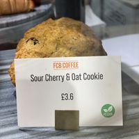 Sour cherry & oat cookie  at FCB Coffee - London Bridge in South East London