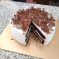 Fully vegan chocolate cake!! at dine & shop in Lalitpur