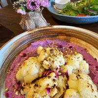 Halloween Special Cauliflower Steak at Kynd Kulture in Bangkok