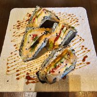 Tuna sushi sandwich at Kynd Kulture in Bangkok