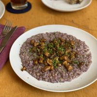Das Risotto (vom Dessert Tonkamousse haben wir vergessen ein Bild zu machen, so schnell war es aufgegessen)  at Tonka in Frankfurt