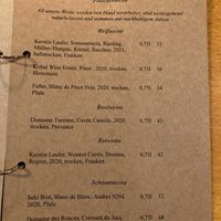 Drink menu august 2023  at Tonka in Frankfurt