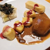 Kartoffelschnitte mit Teriyaki Kohlrabi at Tonka in Frankfurt