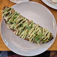 Mushroom sourdough toast at Tonka in Frankfurt