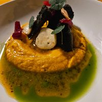 UrKarotte auf Karottencreme, Nori, Verjus at Tonka in Frankfurt