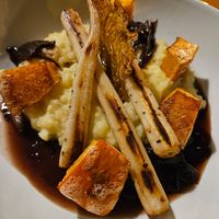 Schwarzwurzel, Kartoffelpüree, Kürbis at Tonka in Frankfurt