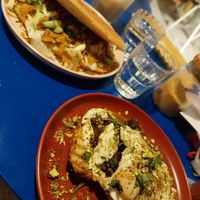 Vegan kebab and Turkish eggs at Stoet in Hengelo