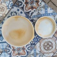 Oat Latte at The Wild Oak Cafe in Llanidloes