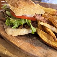 Hacienda sandwich   at Catapilcana Vegana in Santiago