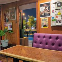 Eat-in space at Catapilcana Vegana in Santiago