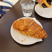 Vegan croissant at Caffè Repubblica in Terni