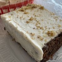 Carrot cake (was great)  at Nice Burger in Mission Viejo