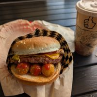 Breakfast burger at Nice Burger in Mission Viejo