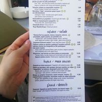 Vegetarian/vegan menu at Kappos Etsi in Aegina