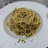 Pistachio pesto pasta at Kappos Etsi in Aegina