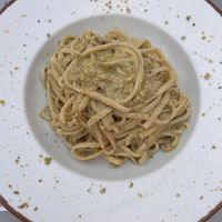 Pistachio spaghettii  at Kappos Etsi in Aegina