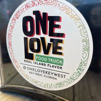 Logo  at One Love Food Truck in Key West