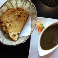 Makki Di Roti & Sarson Da Saag (vegan option) $15 at The Soup Stop in Hobart