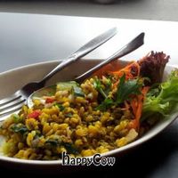 Lentil salad - sorry I had already eaten half when i thought about a photo LOL at The Soup Stop in Hobart