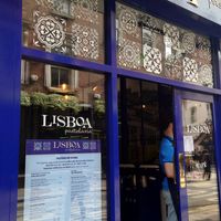 Facade at Lisboa Pastelaria in Dublin