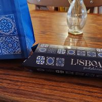 Cute packaging at Lisboa Pastelaria in Dublin