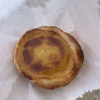 Vegan Pastel de Nata 2,95€  at Lisboa Pastelaria in Dublin