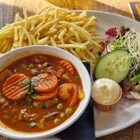 Vegan Gulasch at Eetcafé Simpel in Renesse