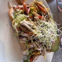 Veganes Huhn  at Eetcafé Simpel in Renesse