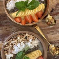 Mango and Blue Smoothie Bowl  at Lokal Cafe Bali  in Kuta
