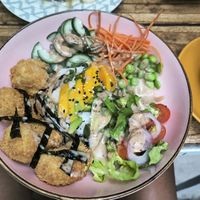 Vegan poke bowl (no mayonaisse) at Lokal Cafe Bali  in Kuta