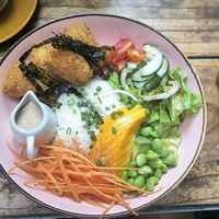 Vegan poke bowl (sin mayonesa) at Lokal Cafe Bali  in Kuta