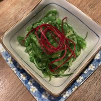 Seaweed salad  at Vegan Shoku in Vancouver