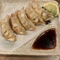 Gyozas  at Vegan Shoku in Vancouver