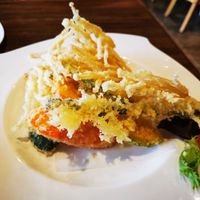 Vegetables tempura at Vegan Shoku in Vancouver