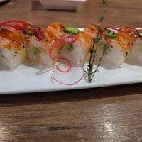 Tuna Avocado Oshi at Vegan Shoku in Vancouver