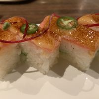 Salmon oshi  #Veganuary at Vegan Shoku in Vancouver