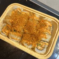 Crunch roll   at Vegan Shoku in Vancouver