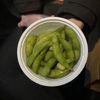 Edamame  at Vegan Shoku in Vancouver