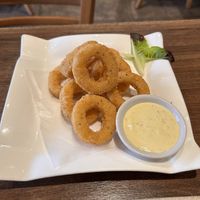 Calamari quite good!  at Vegan Shoku in Vancouver