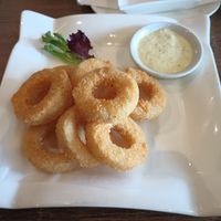 Fried calamari, so good at Vegan Shoku in Vancouver