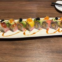 Rainbow Roll  at Vegan Shoku in Vancouver
