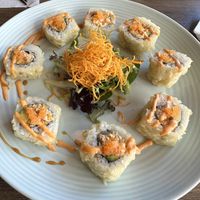 Crunch roll, my favorite   at Vegan Shoku in Vancouver