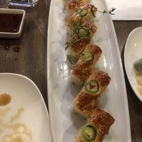 Tuna avocado oshi   at Vegan Shoku in Vancouver