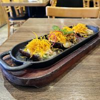 Vegan Eggplant Salmon at Vegan Shoku in Vancouver