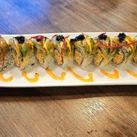 Avocado on Fire Roll at Vegan Shoku in Vancouver