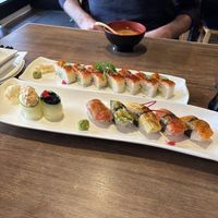 The roll to the far left of the platter was flavourless, the rest were great! #Veganuary at Vegan Shoku in Vancouver